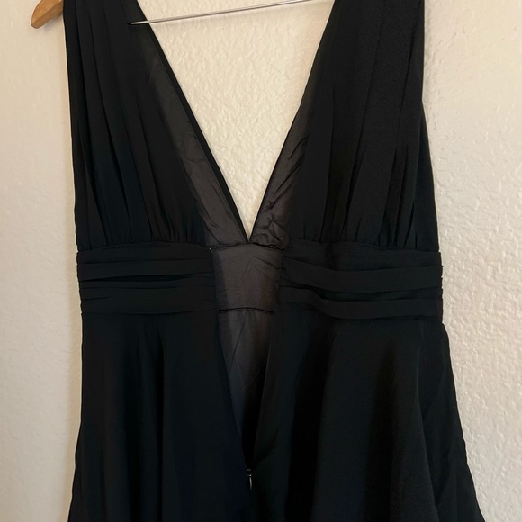 NWOT Amazing Evening Black Tiered Maxi Dress - Picture 6 of 7